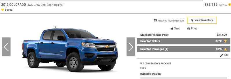 Illustration for article titled How would you spec your new Ranger? UPDATED with Colorado comparison